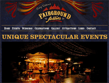 Tablet Screenshot of fairgroundfollies.com